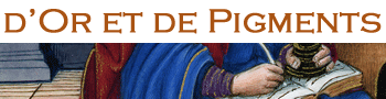 Enluminures - Association d'Or et de Pigments